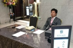 瀬川さんの還暦祝いの受付での一コマ📷